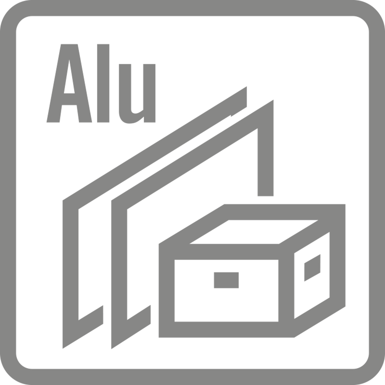 Aluminium kärl och plåt