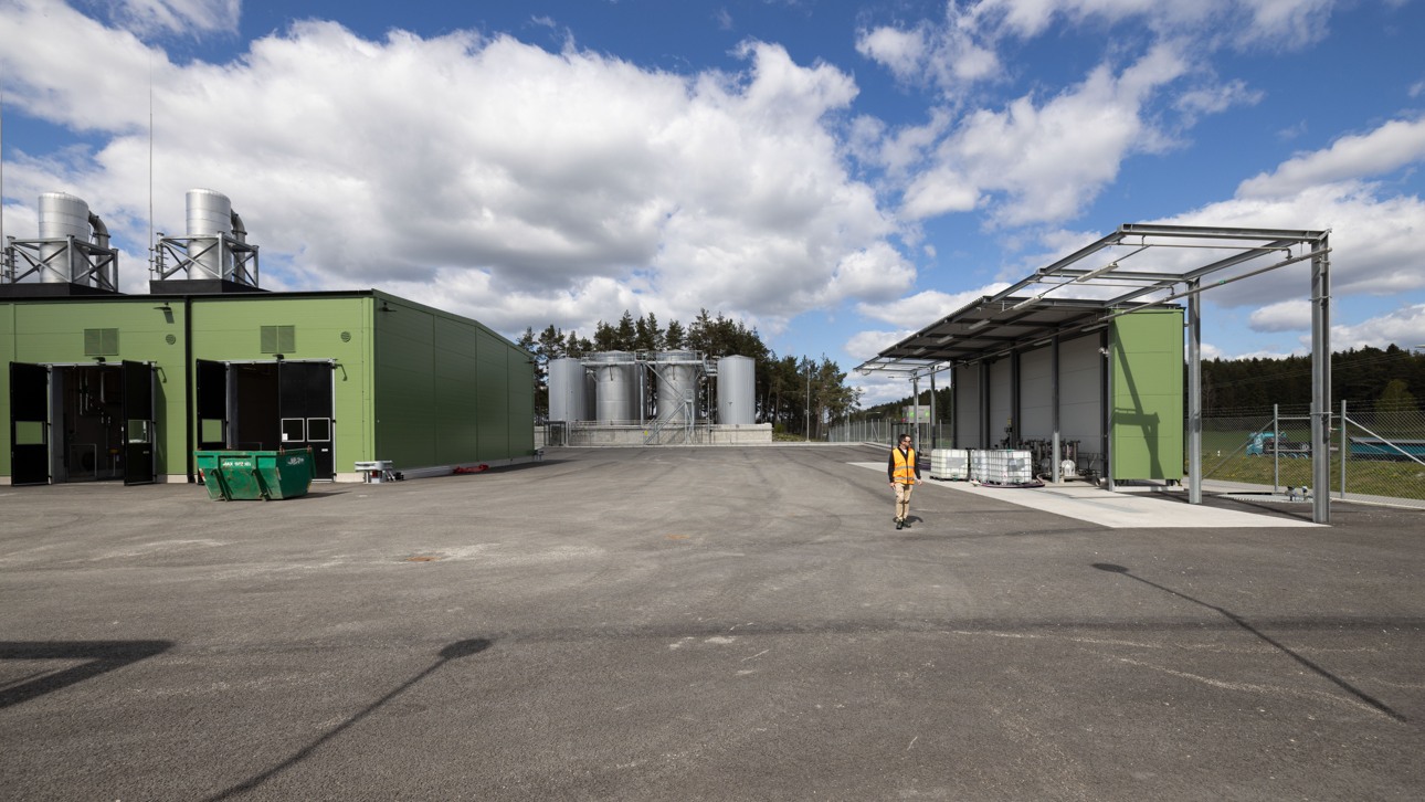 Ragn-Sells anl&auml;ggning f&ouml;r l&ouml;sningsmedel