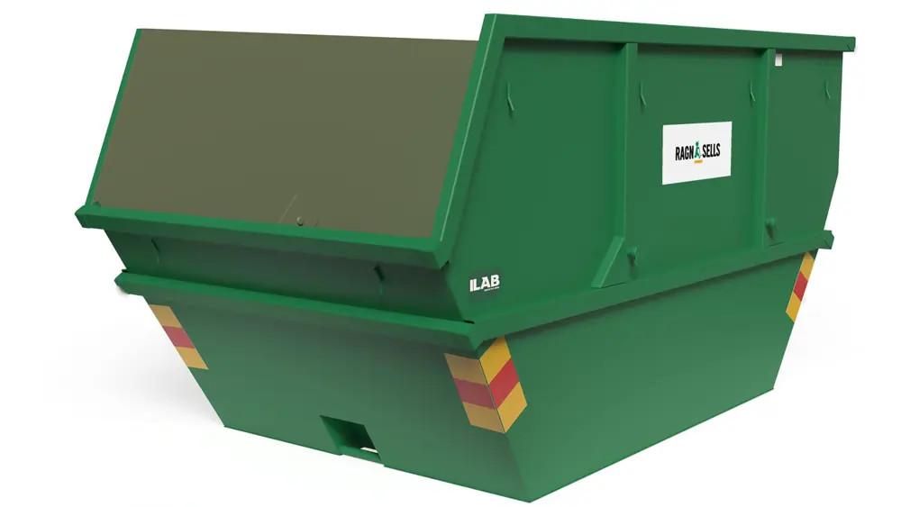 10 m3 öppen container