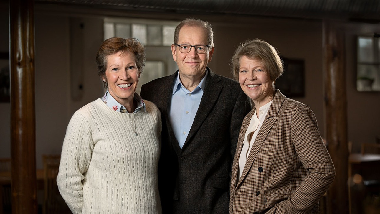 Syskonen Sellberg (barn till Ragnar Sellberg) - Erik, Gertrud och Kristina